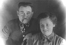 Григорий Денисович и Нина Васильевна Мухины, 1941 г.