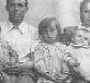 1951 год. Кузьма и Зайнаб с тремя дочерями в Сибири