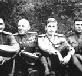Майор Бадахов Хазмат Ибраевич со своими боевыми друзьями в Германии, 1945 г