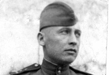Горобченко Иван Иванович - военный журналист. Апрель, 1945 год, Германия.
